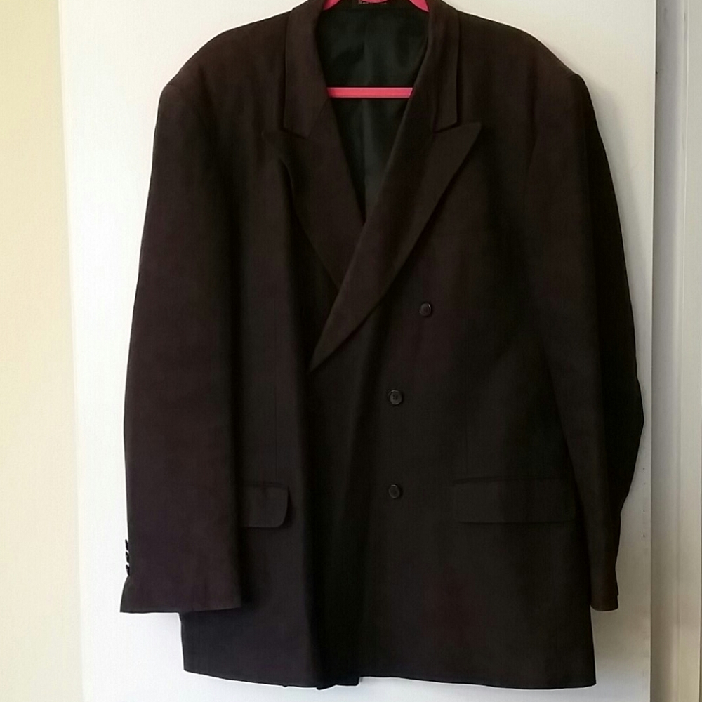 Brown Linen Cotton Blazer XL/XXL